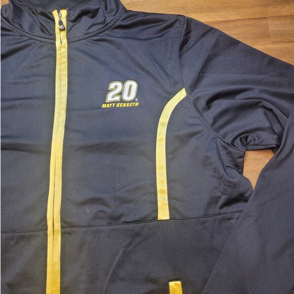 Chase Authentics NASCAR Jacket XL Matt Kenseth #20 Black Yellow – EUC - Picture 5 of 12